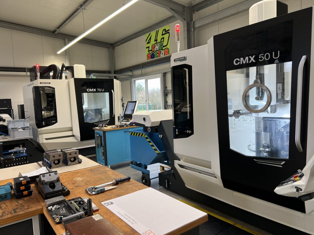 CNC-Bearbeitungszentrum CMX 50 U in der Fertigung von Maschinenbau Brill